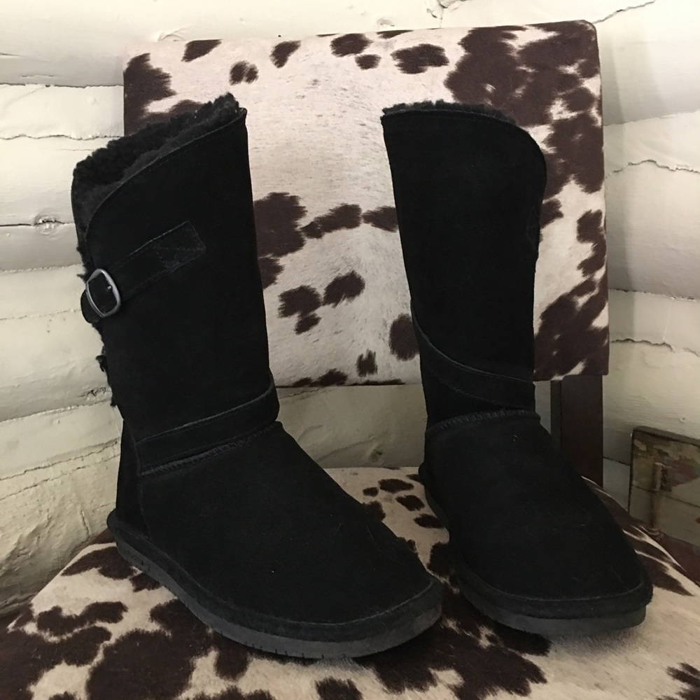 Bear paw fleece boots